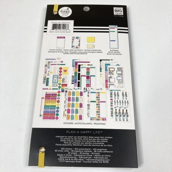 3/$30 The Happy Planner Book MISS MAKER Stickers 2018 Me & My Big Ideas - Picture 3 of 10